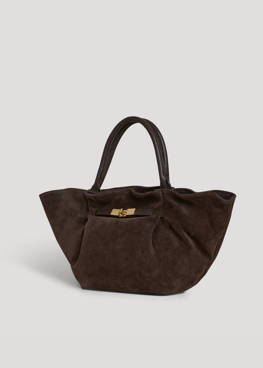 Set Charlène Camoscio e pelle Testa di moro