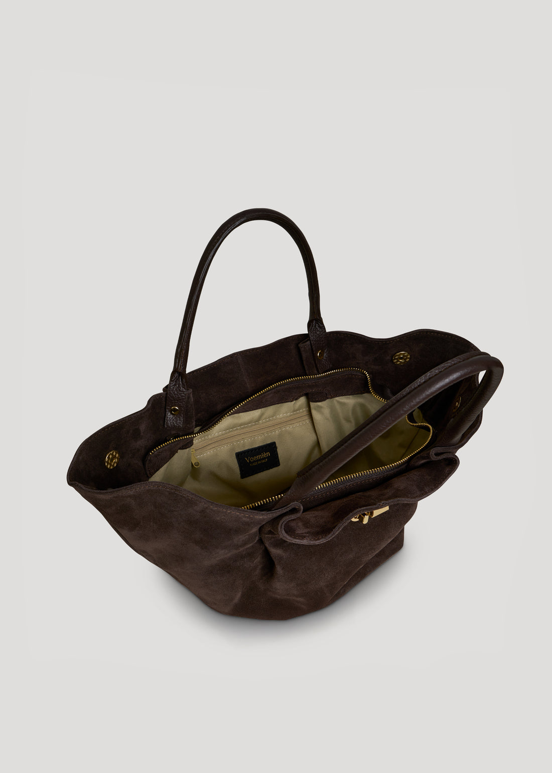 Bamboo Babe bag in Beige Dollar leather