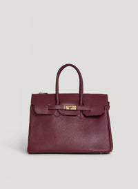 Elizabeth Bag in Burgundy Togo Leather