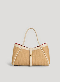 Bamboo Babe bag in Beige Dollar leather