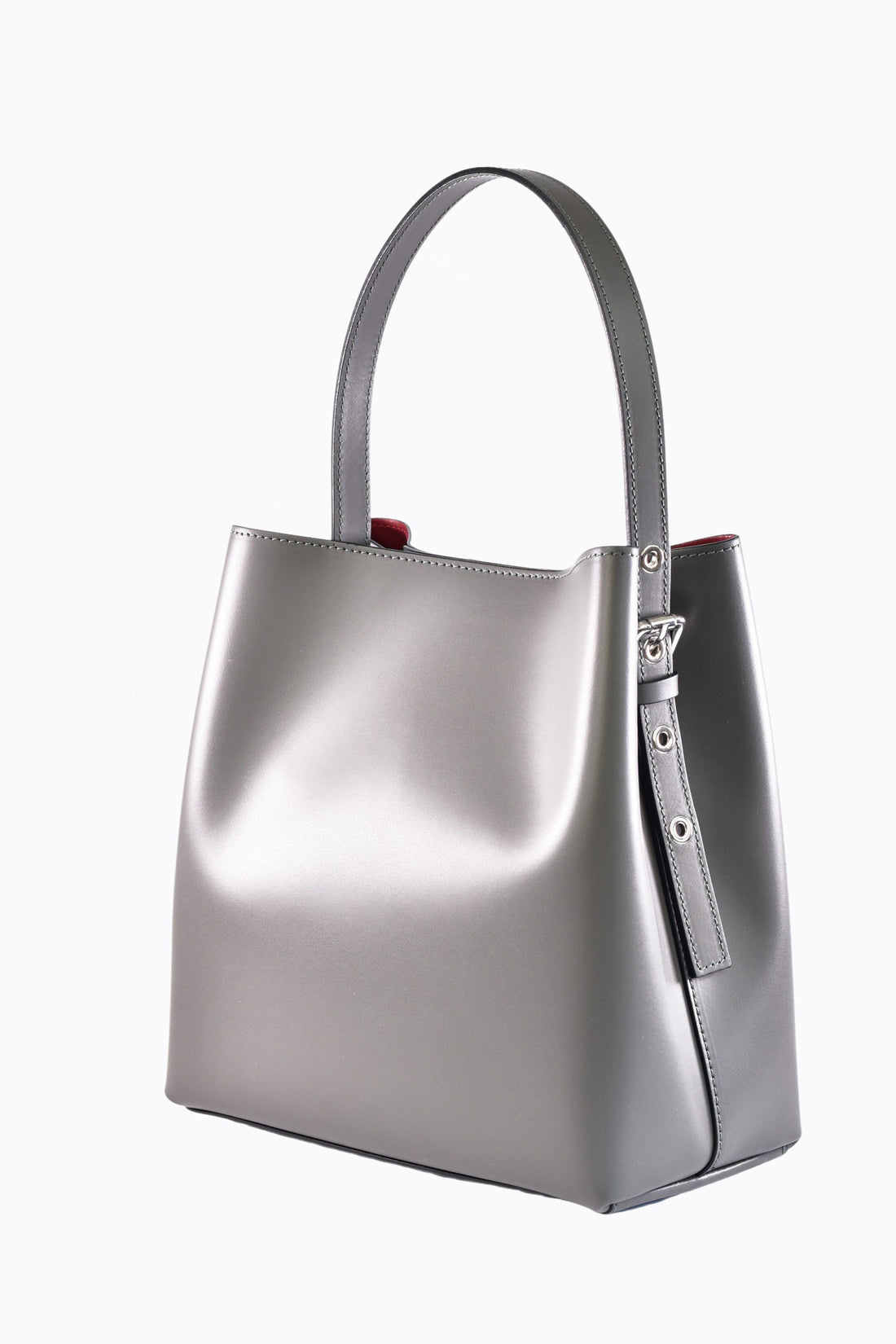 Melany bag in gray brushed leather