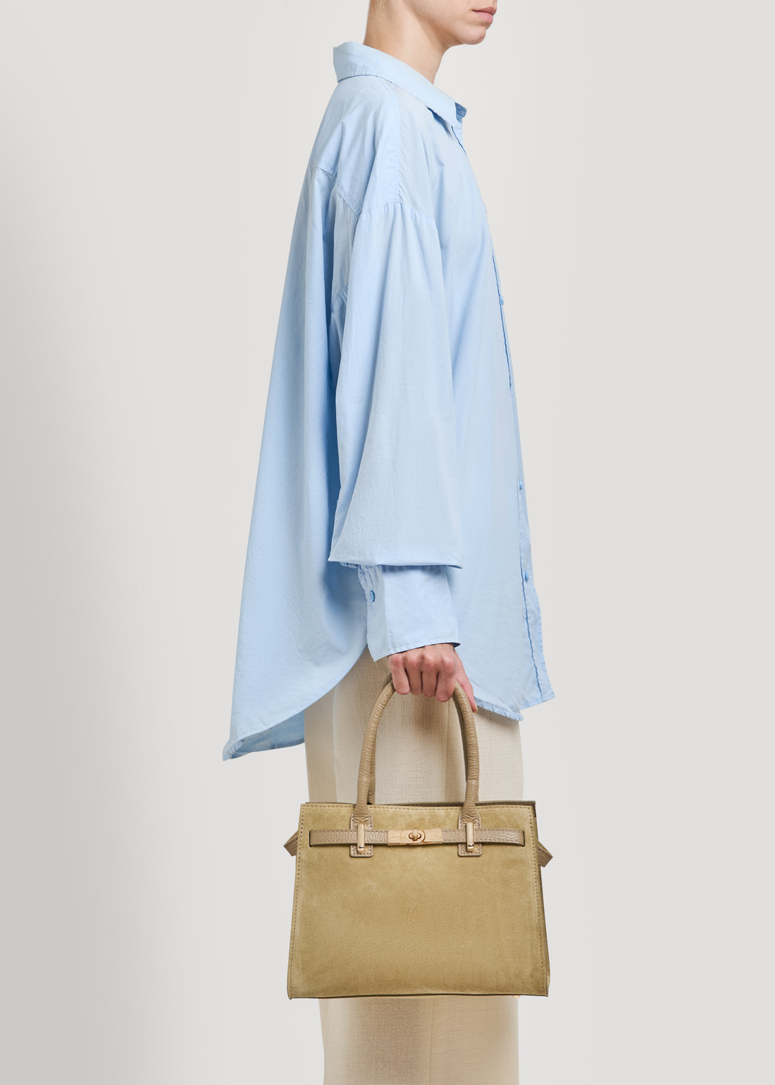 Grace bag in black dollar leather