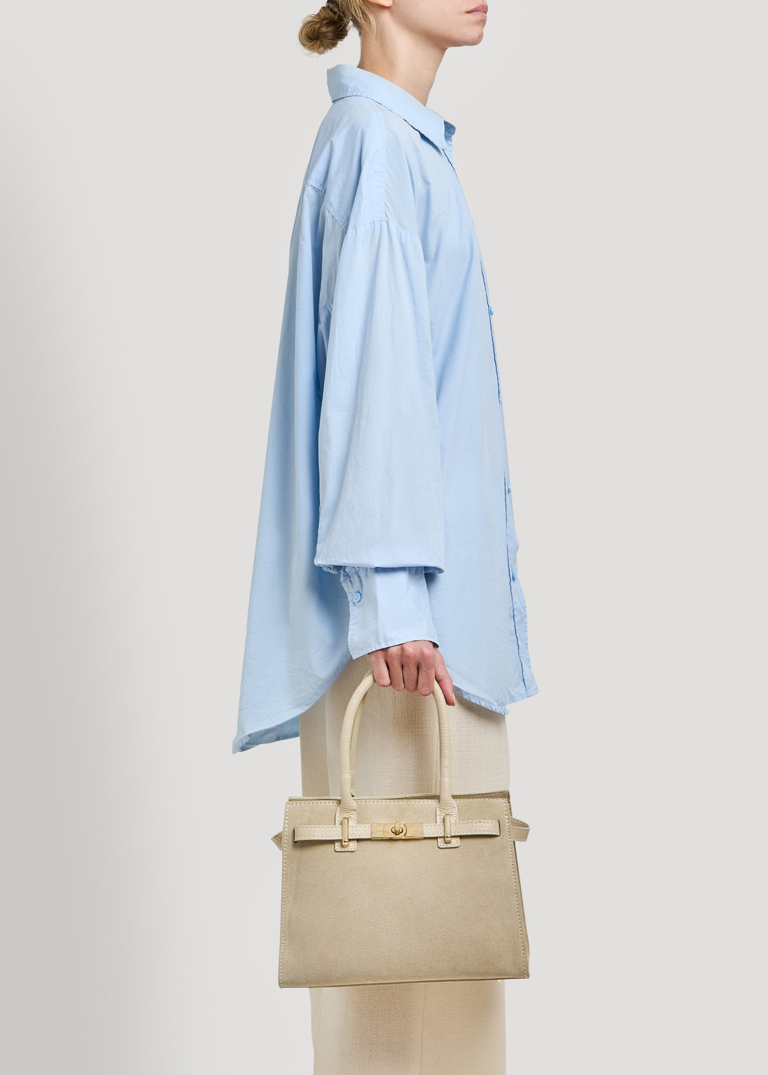 Grace bag in black dollar leather