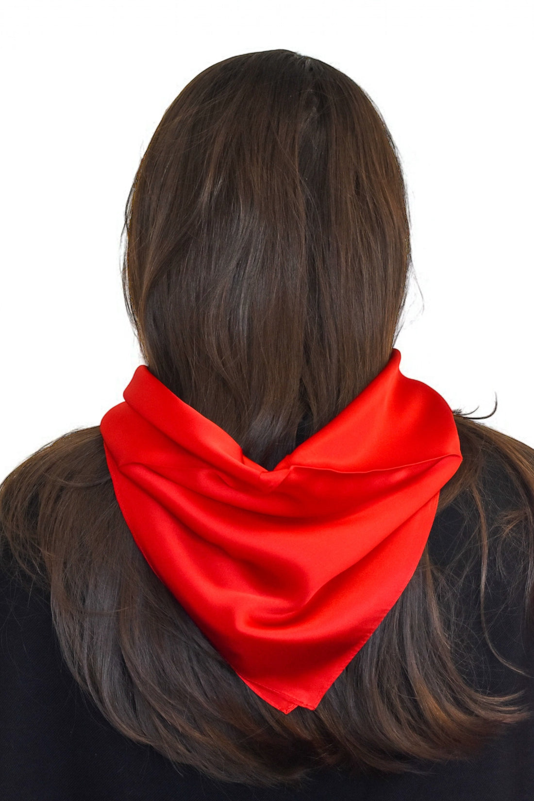 Foulard Valentine in Seta Rosso