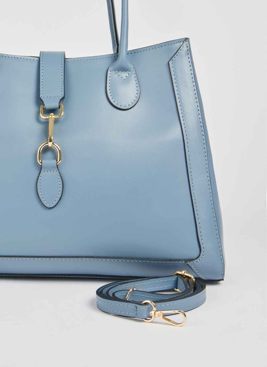 Borsa Chloe in pelle spazzolata Denim - Voemièn