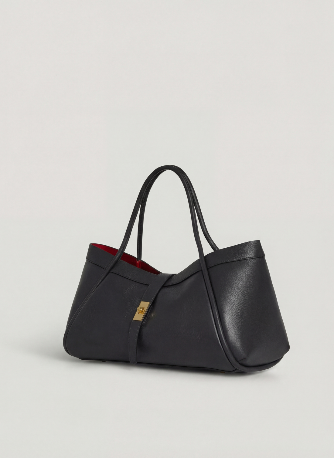 Borsa Mayfair Micro in Pelle Togo Nera - Voemièn