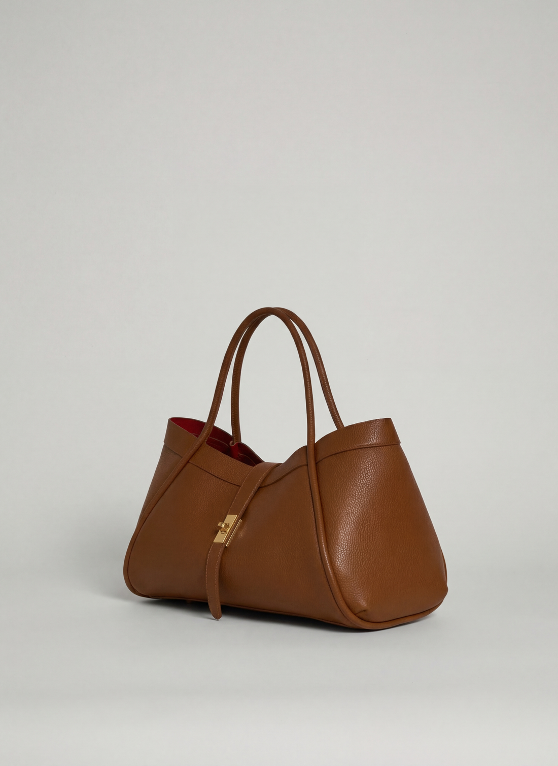 Borsa Mayfair Micro in Pelle Togo Cuoio - Voemièn