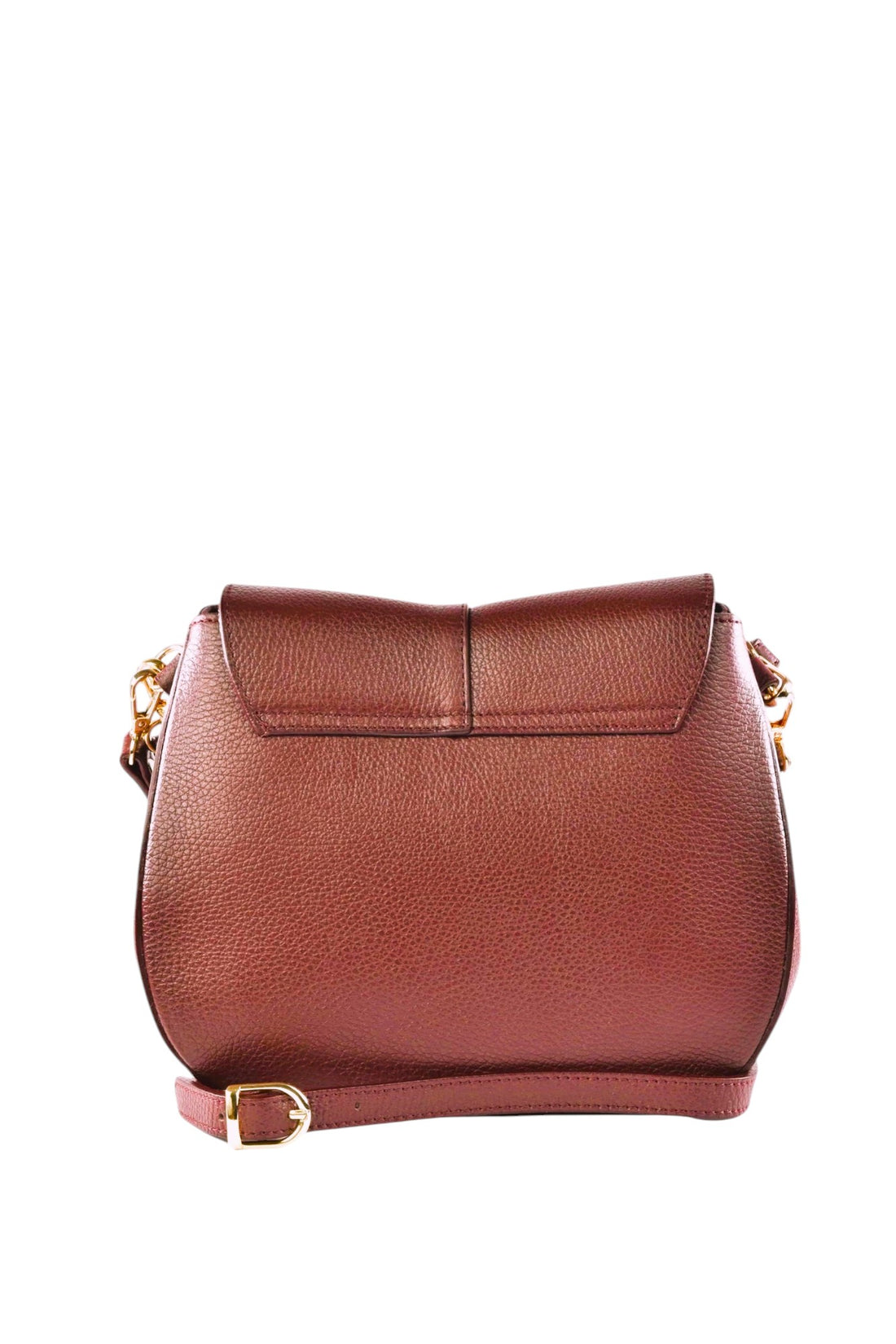 Sac Braid en cuir Dollar Fuchsia