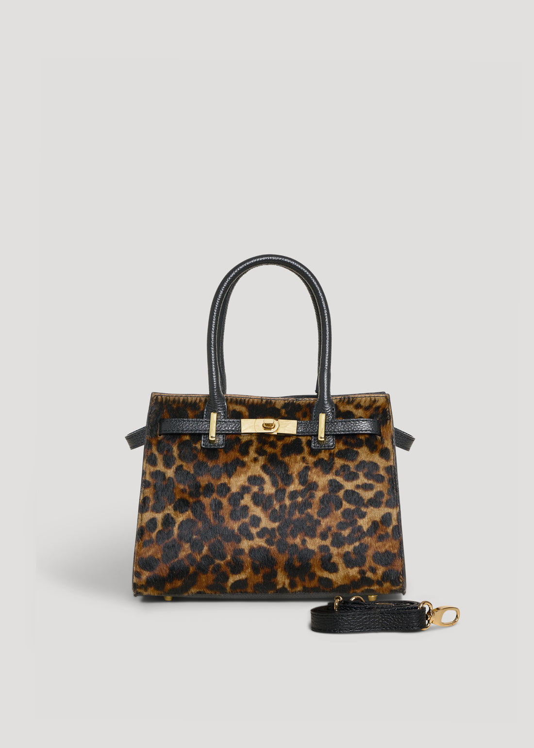 Grace bag in black dollar leather