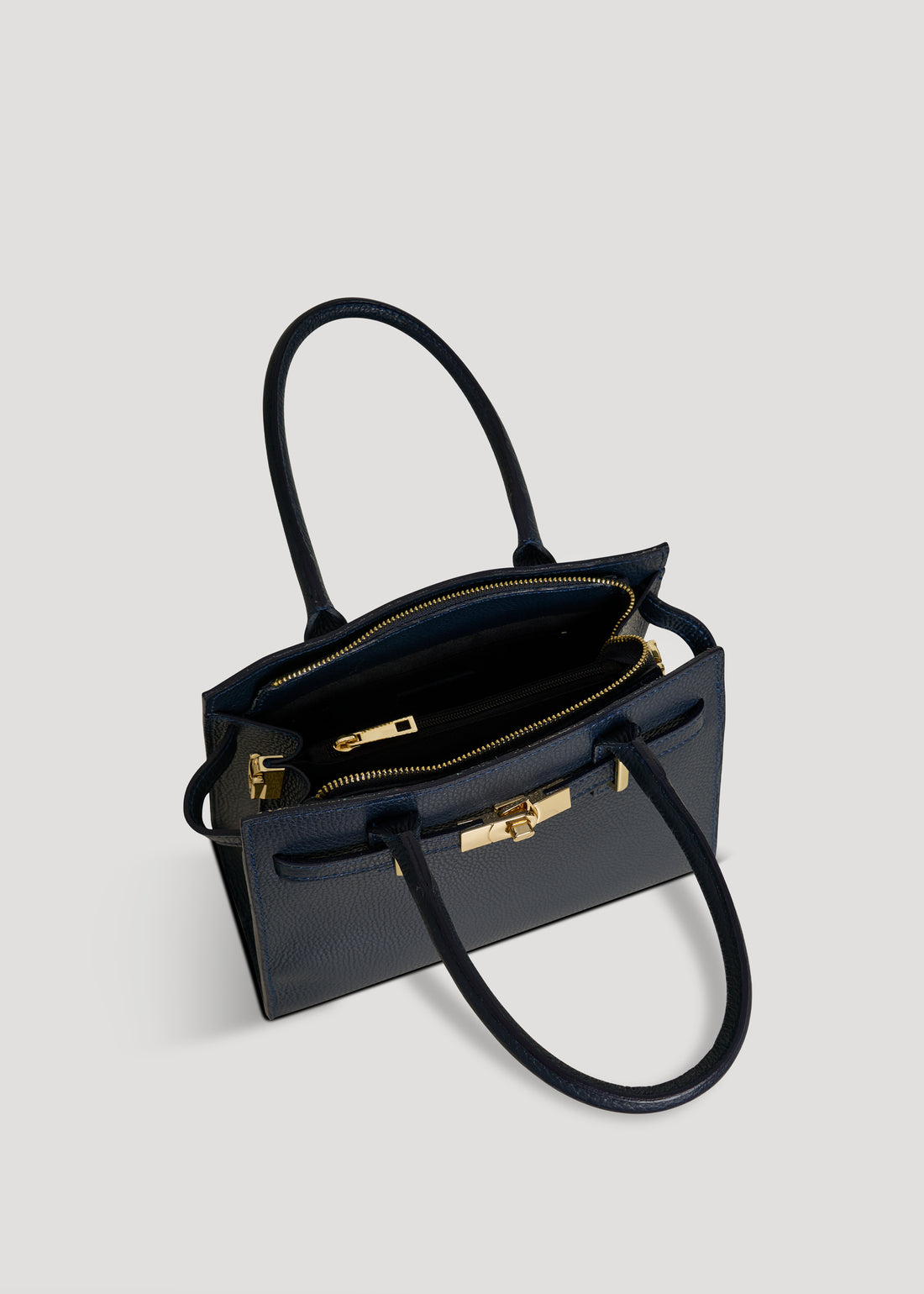 Grace bag in black dollar leather