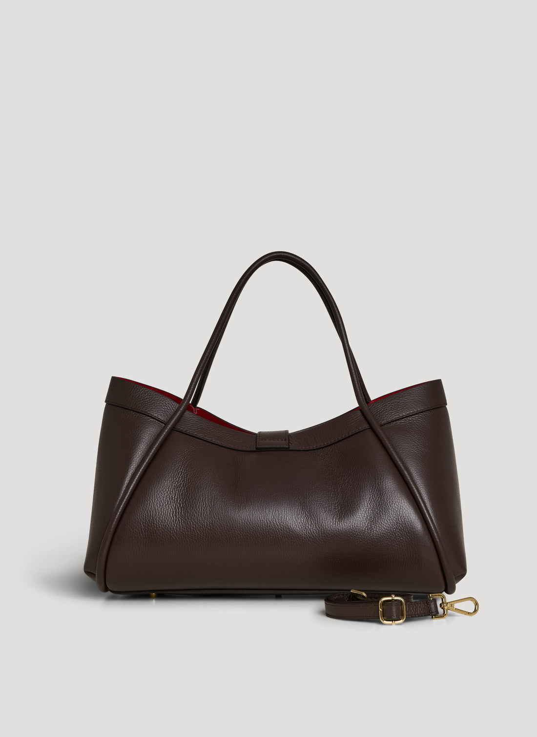 Borsa Mayfair Media in Pelle Togo Testa di Moro