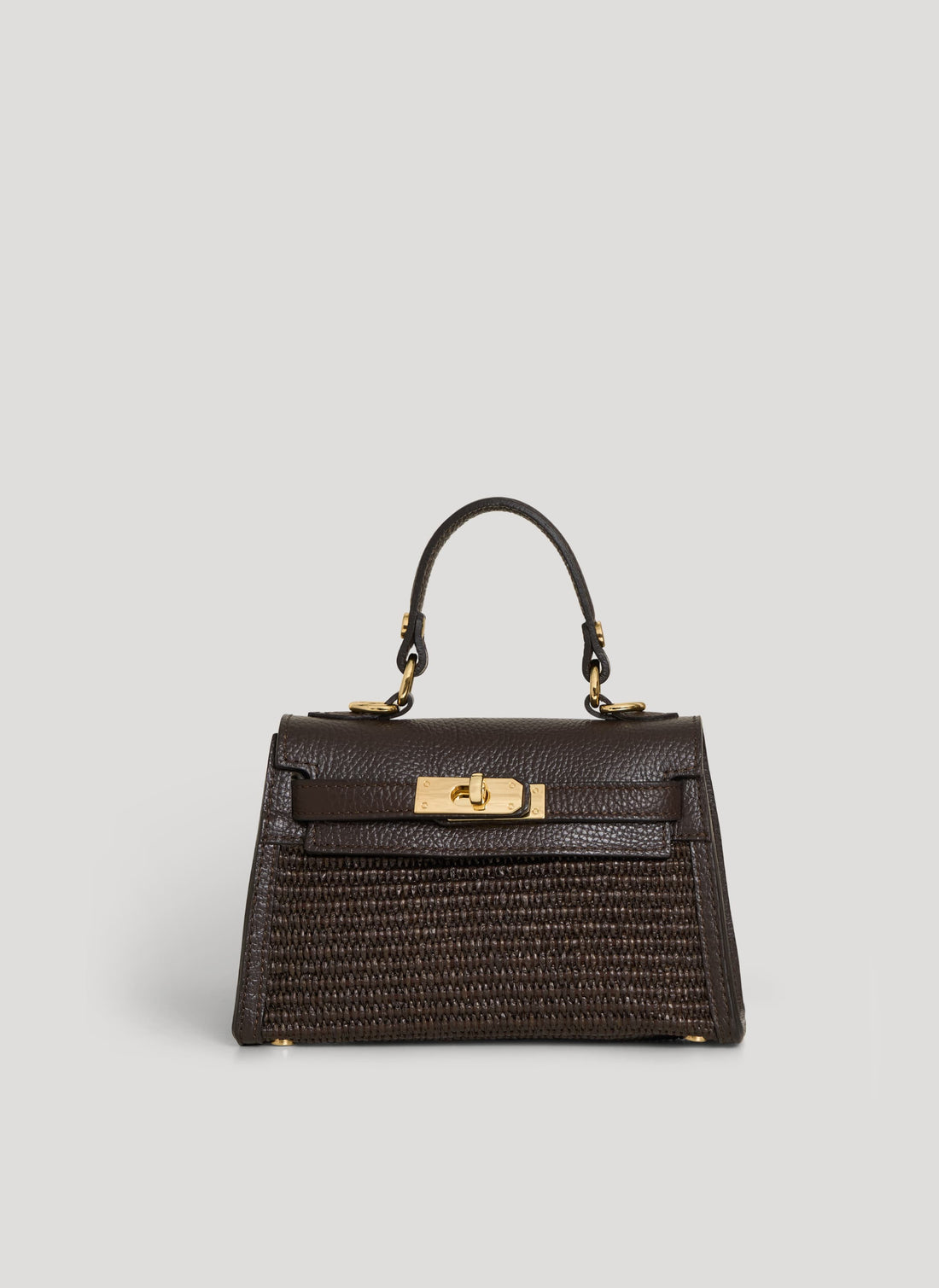 Borsa Victoria in Pelle e Rafia Limited Edition Testa di Moro - Voemièn