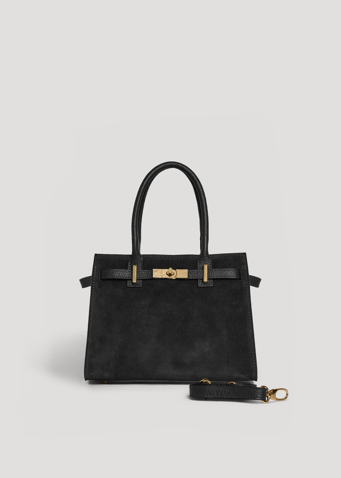 Grace bag in black dollar leather