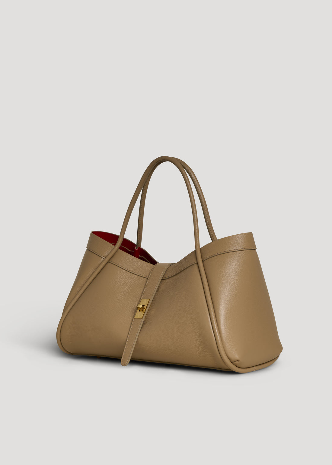 Bamboo Babe bag in Beige Dollar leather