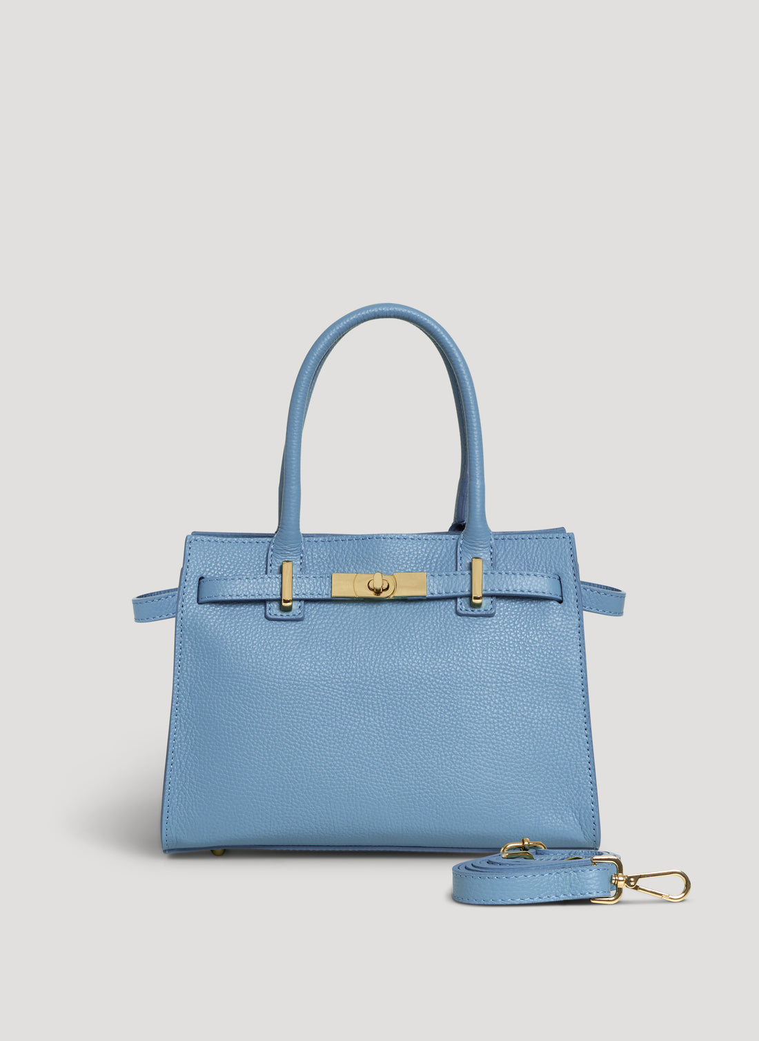 Borsa Grace in pelle Togo Denim - Voemièn