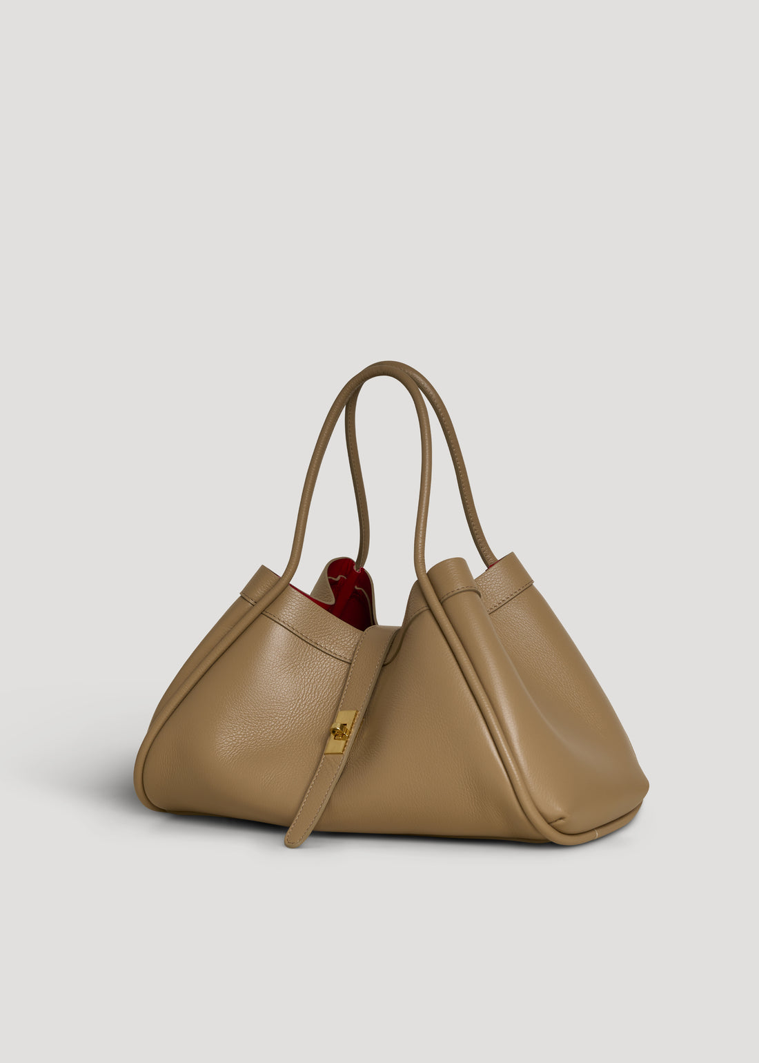 Bamboo Babe bag in Beige Dollar leather