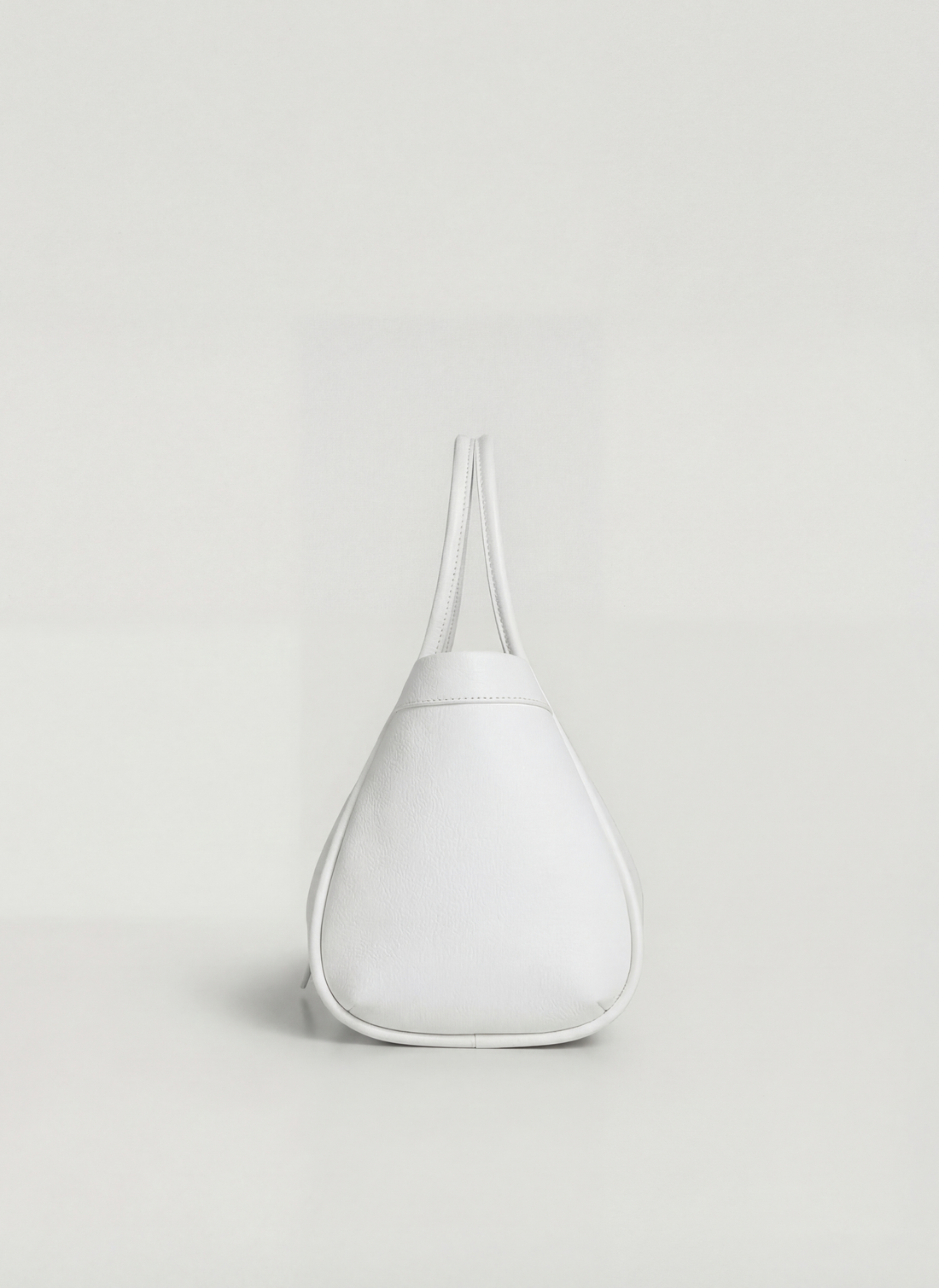 Borsa Mayfair Micro in Pelle Togo Bianca - Voemièn