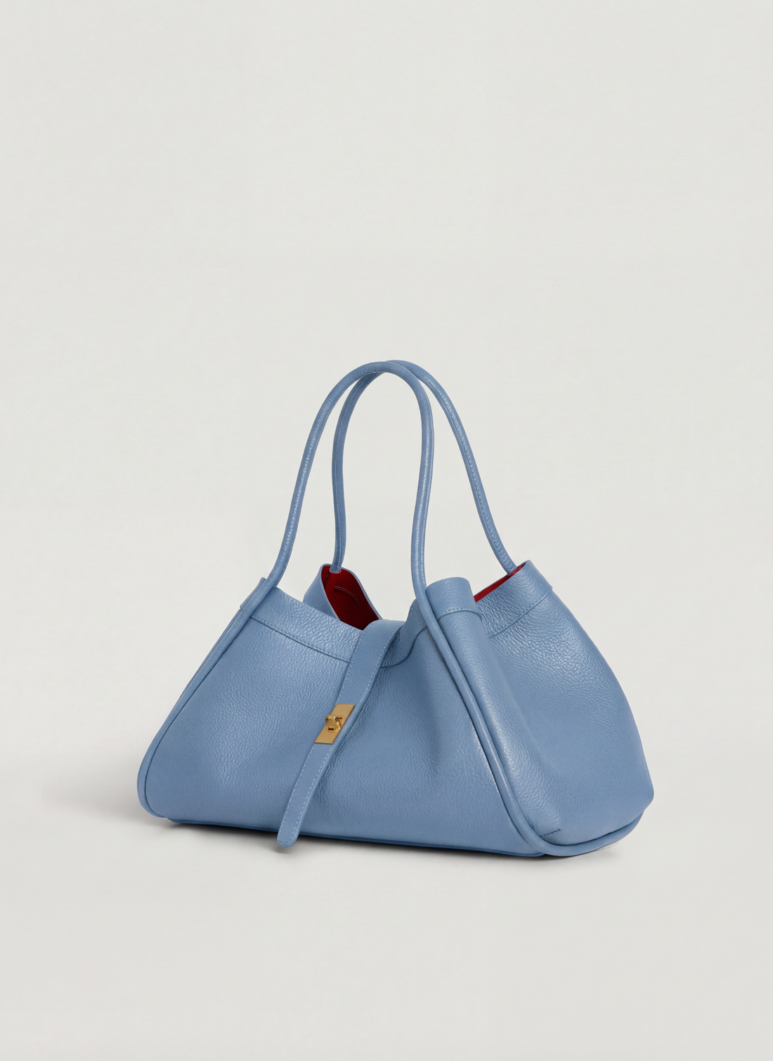 Borsa Mayfair Micro in Pelle Togo Denim - Voemièn