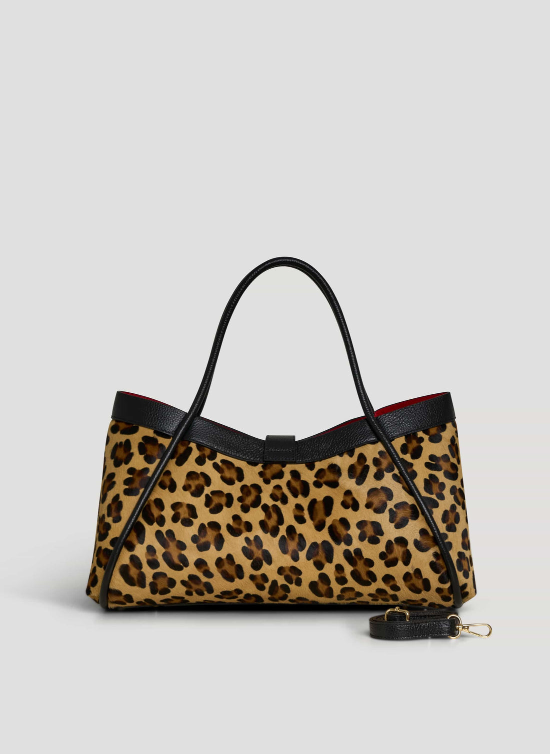 Borsa Mayfair Media Limited Edition in Pelle Calf Hair Leopardata