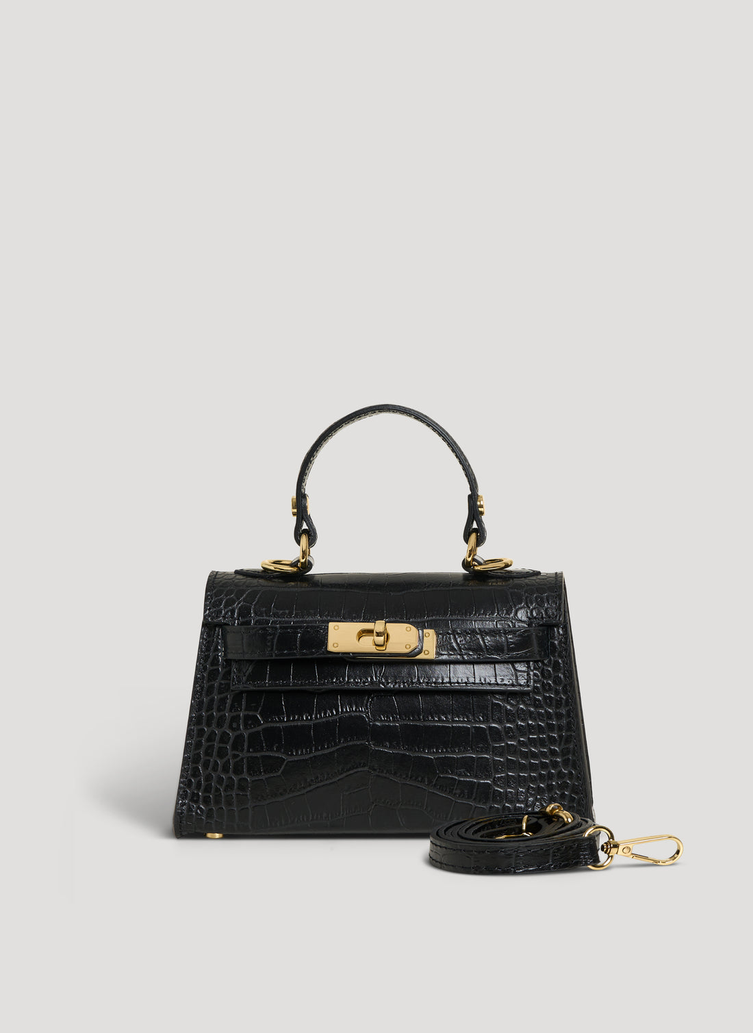 Borsa Victoria limited edition in Pelle Coco Nera - Voemièn