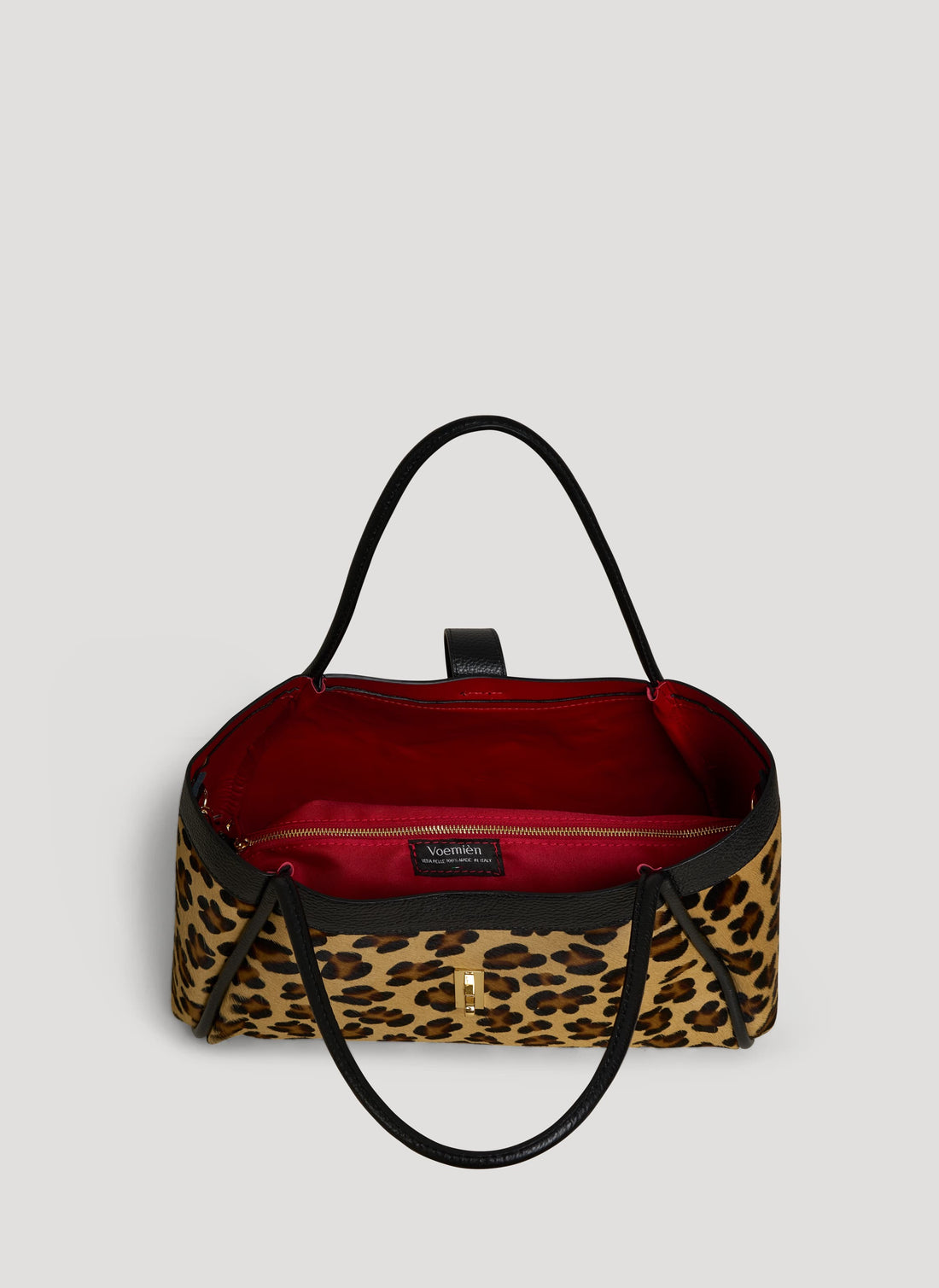 Borsa Mayfair Media Limited Edition in Pelle Calf Hair Leopardata