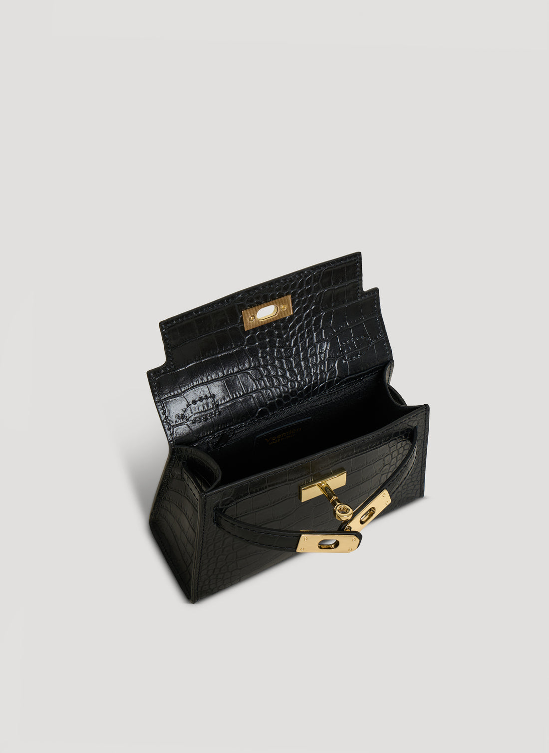 Borsa Victoria limited edition in Pelle Coco Nera - Voemièn