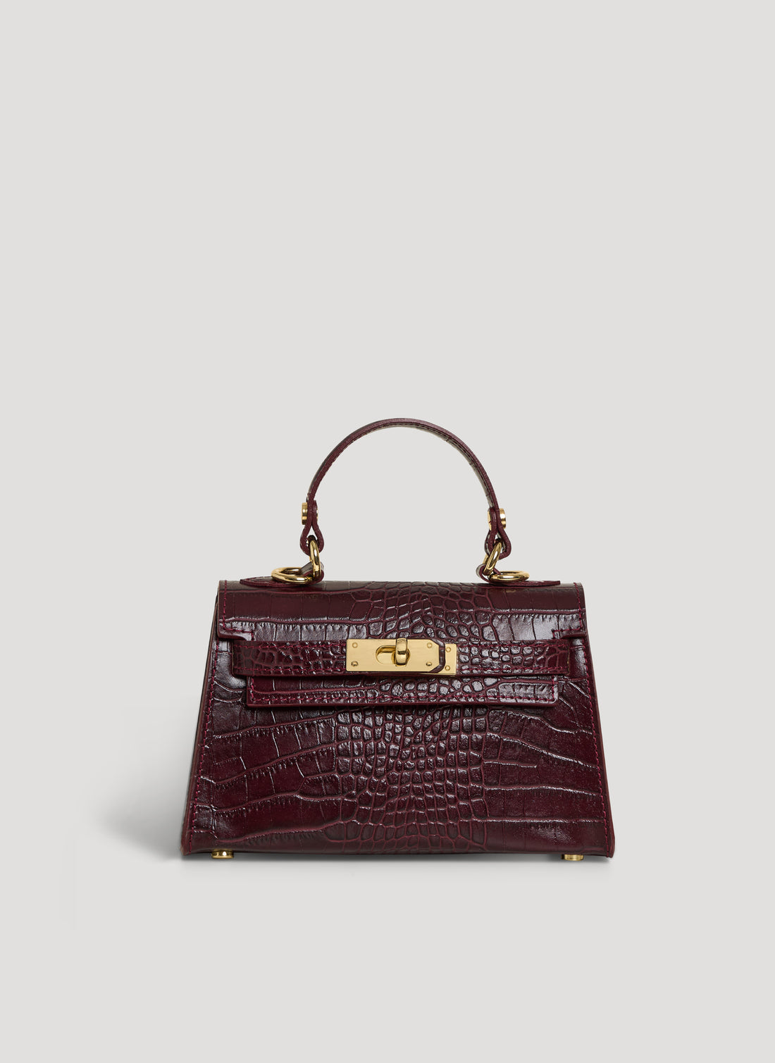 Borsa Victoria limited edition in Pelle Coco Borgogna - Voemièn