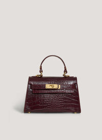 Victoria Limited Edition Bag in Burgundy Coco Leather