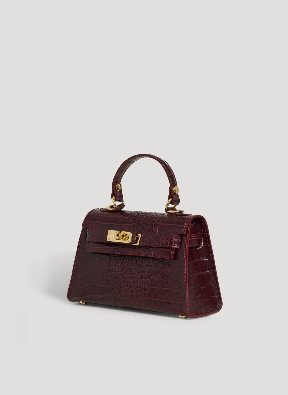 Borsa Victoria limited edition in Pelle Coco Borgogna - Voemièn