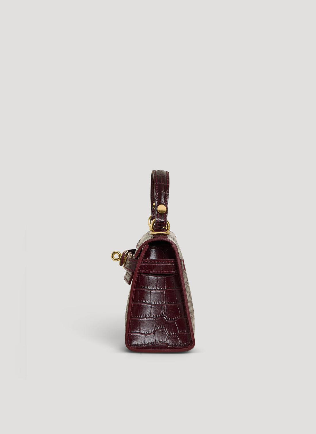 Borsa Victoria limited edition in Pelle Coco Borgogna - Voemièn