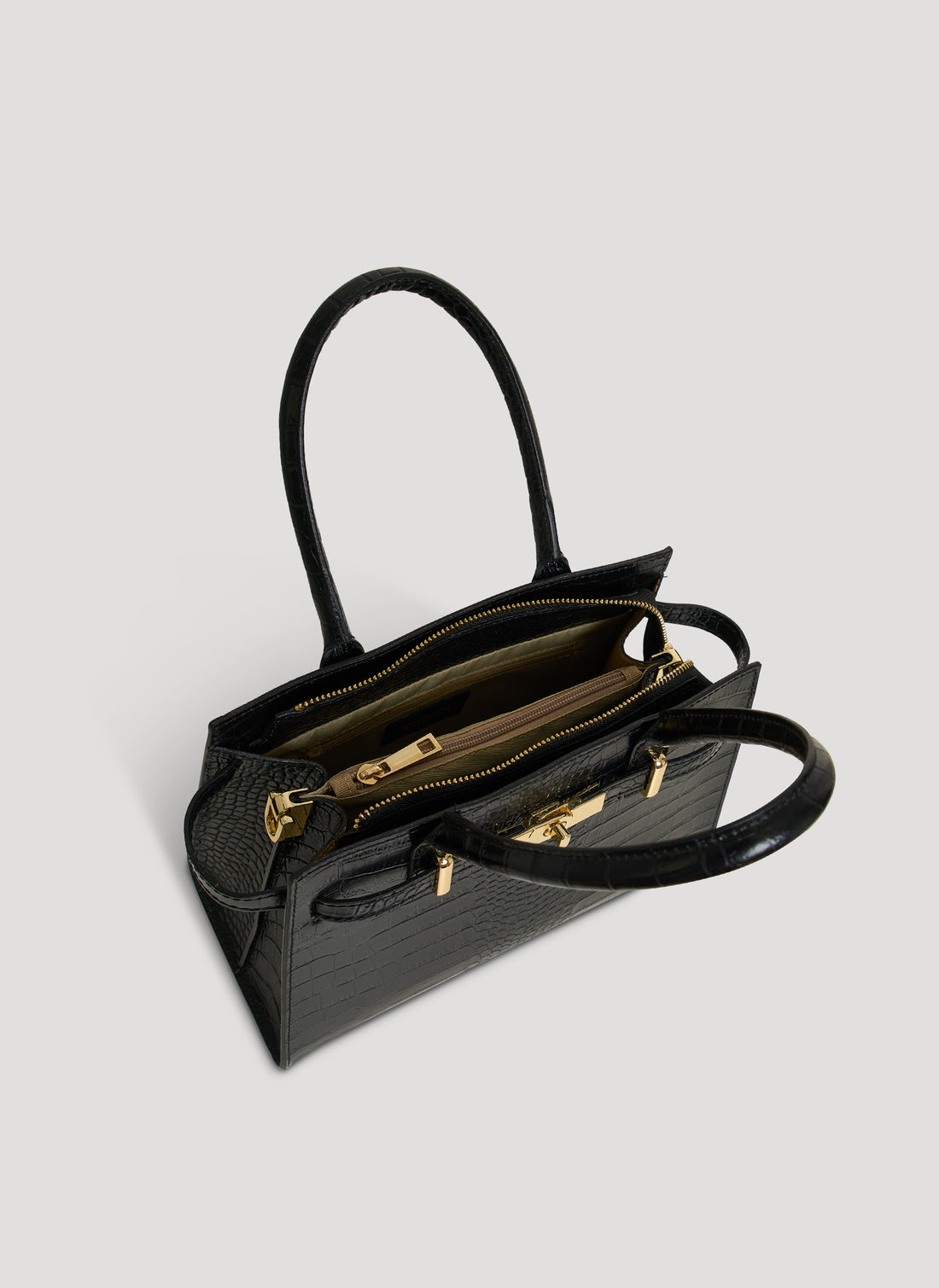 Borsa Grace limited edition in Pelle Coco Nera - Voemièn