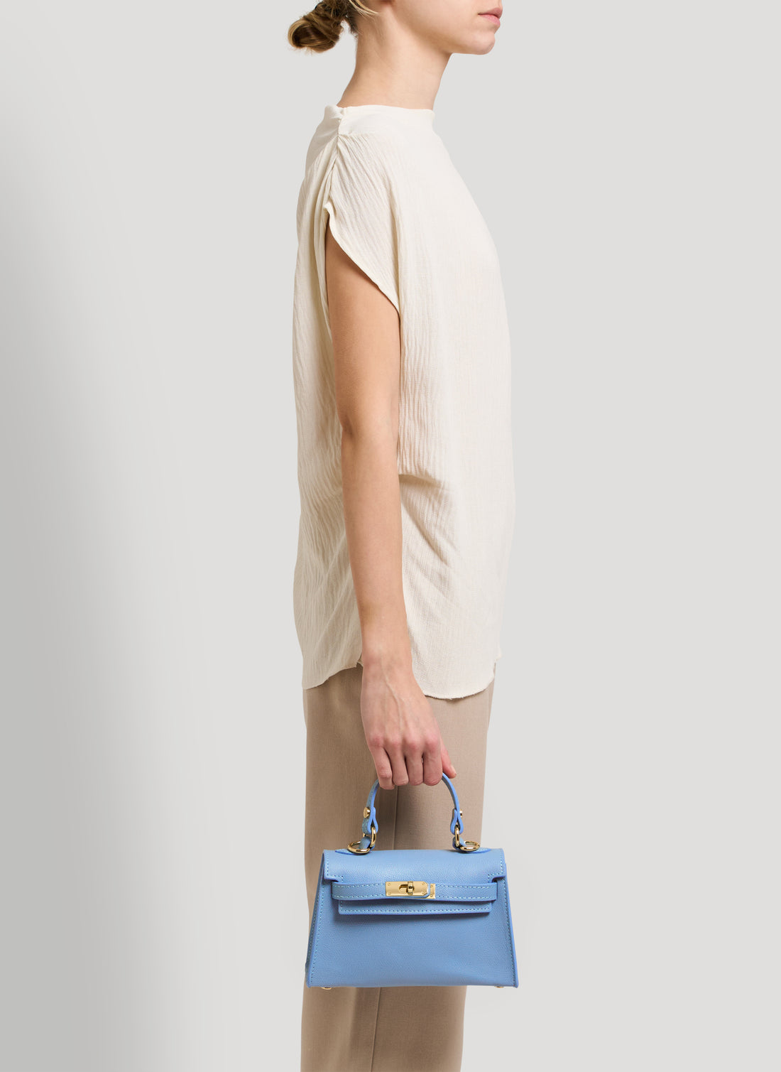 Borsa Victoria in pelle Epson Denim - Voemièn