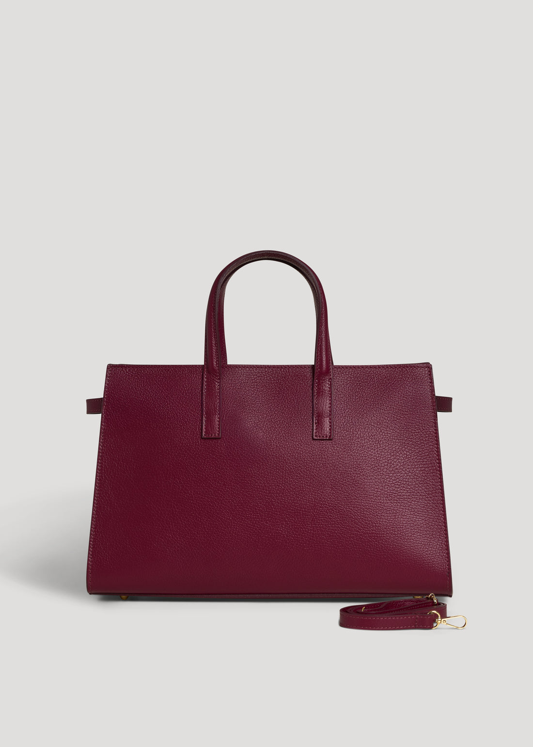 Sveva bag in Plum Dollar leather