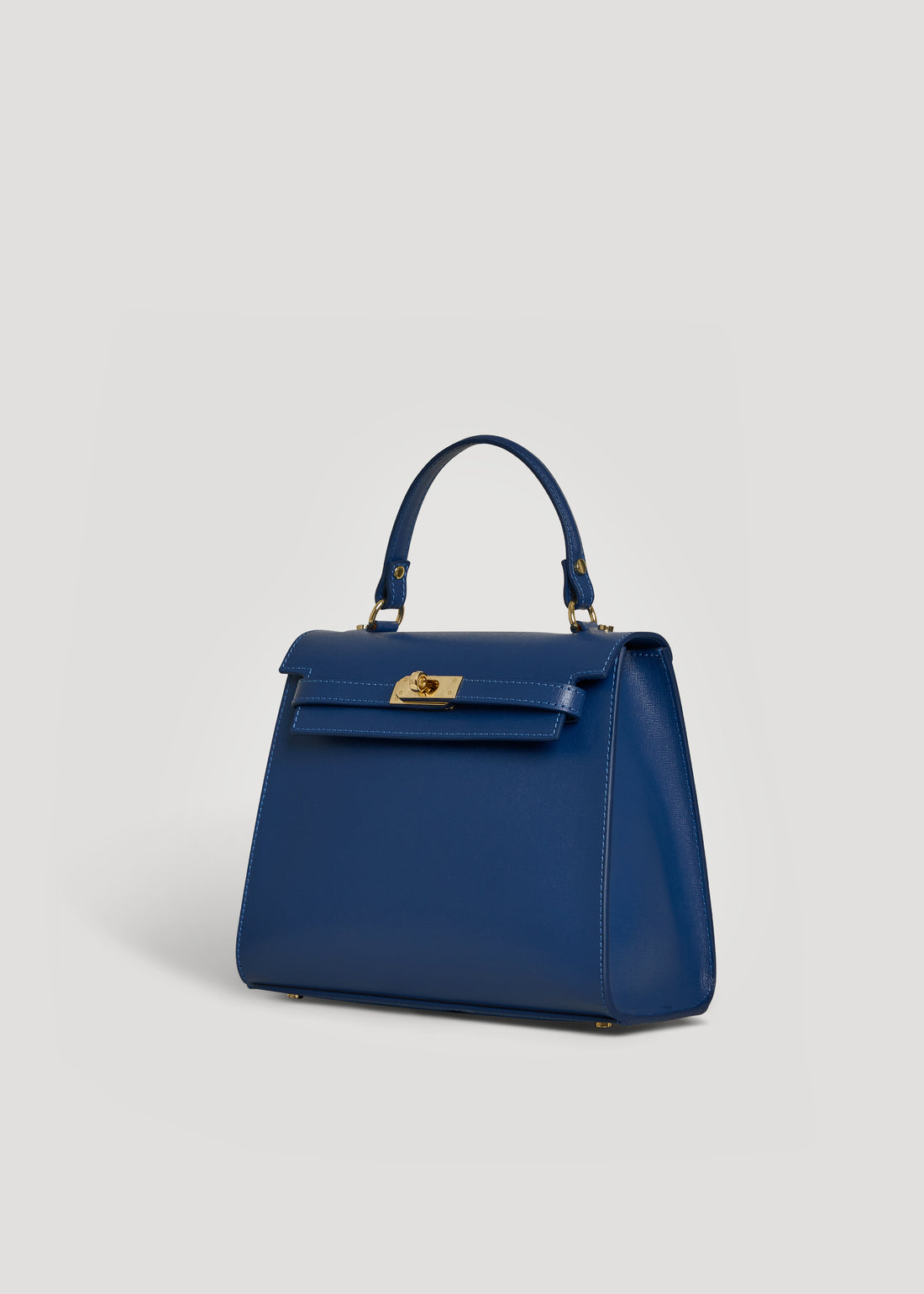 Zaira bag in genuine orange Saffiano leather