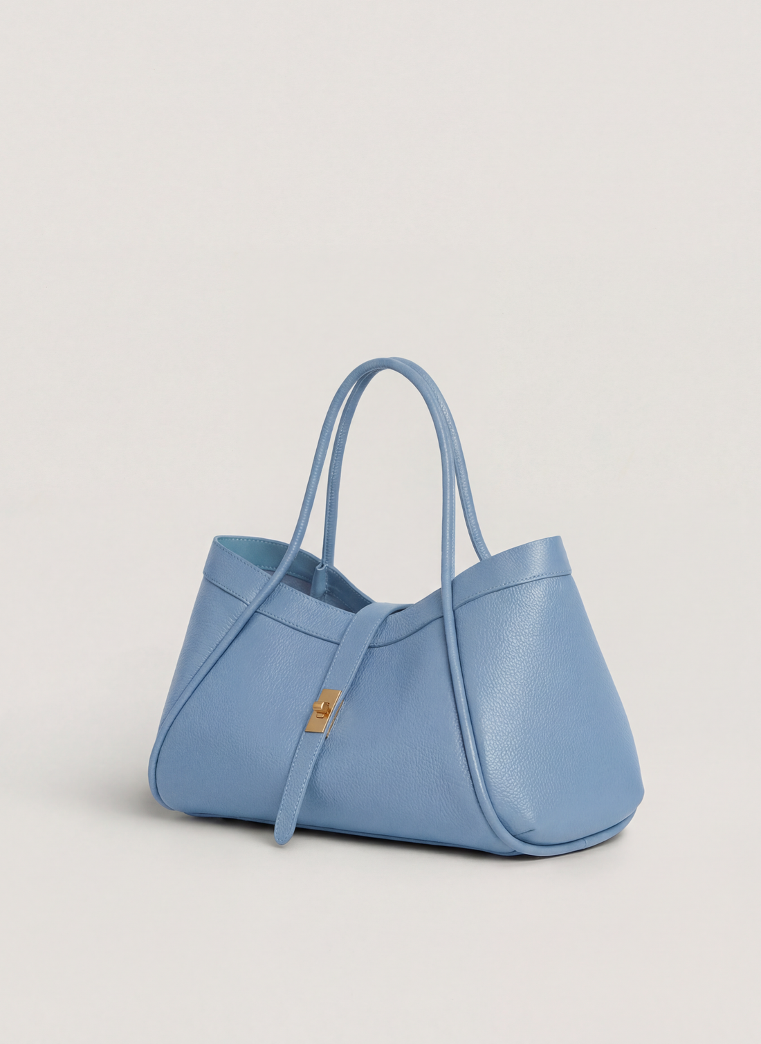 Borsa Mayfair Micro in Pelle Togo Denim - Voemièn
