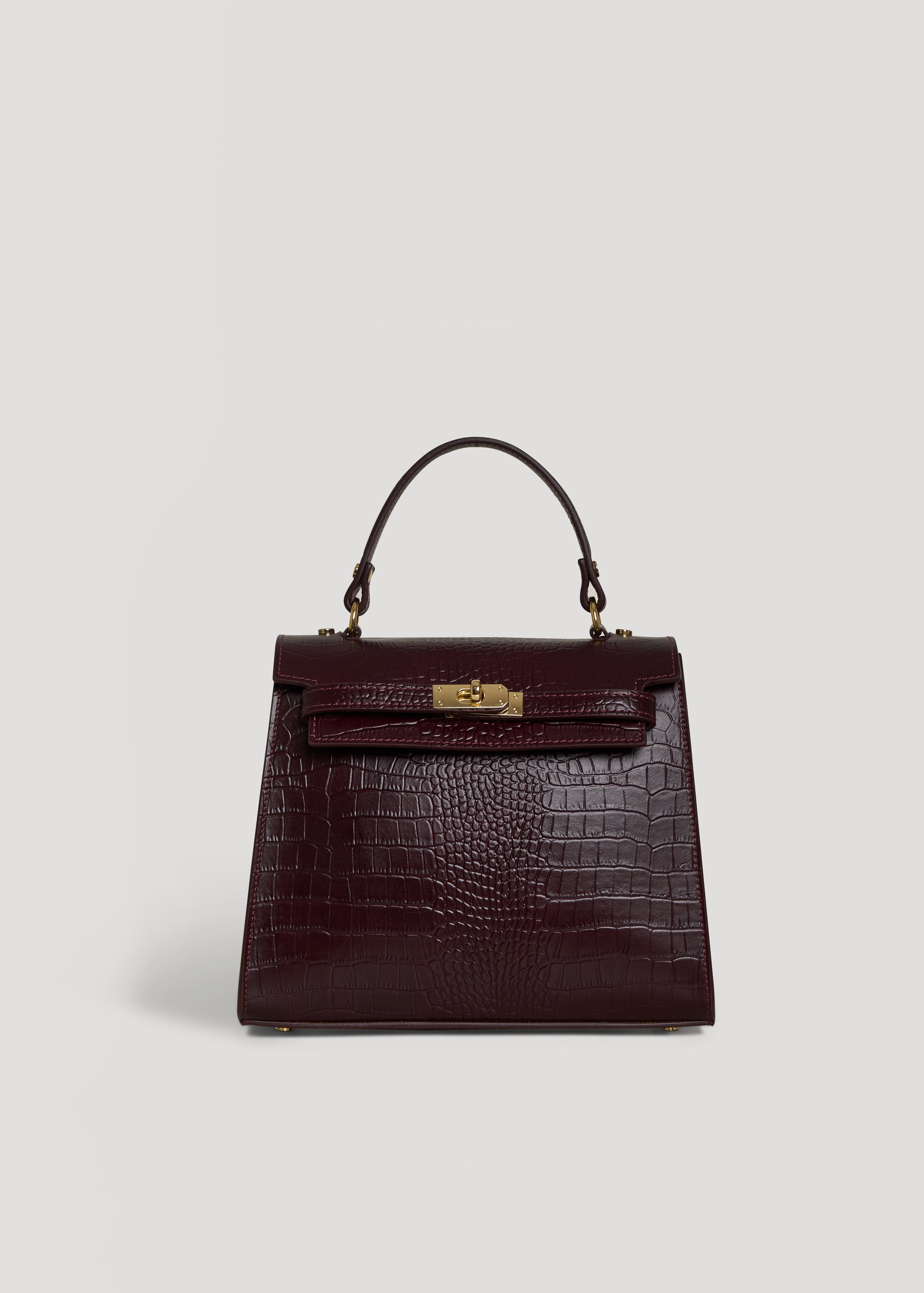 Borsa Zaira Limited Edition in Pelle Coco Bordeaux