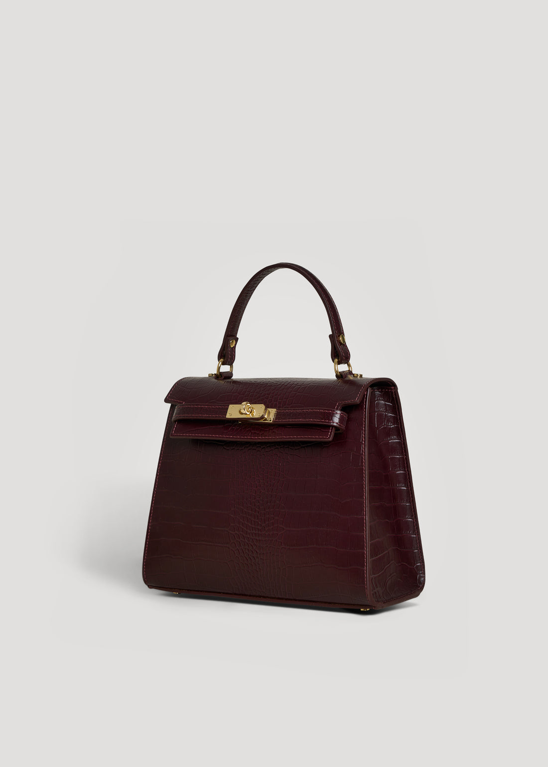 Borsa Zaira Limited Edition in Pelle Coco Boedeaux