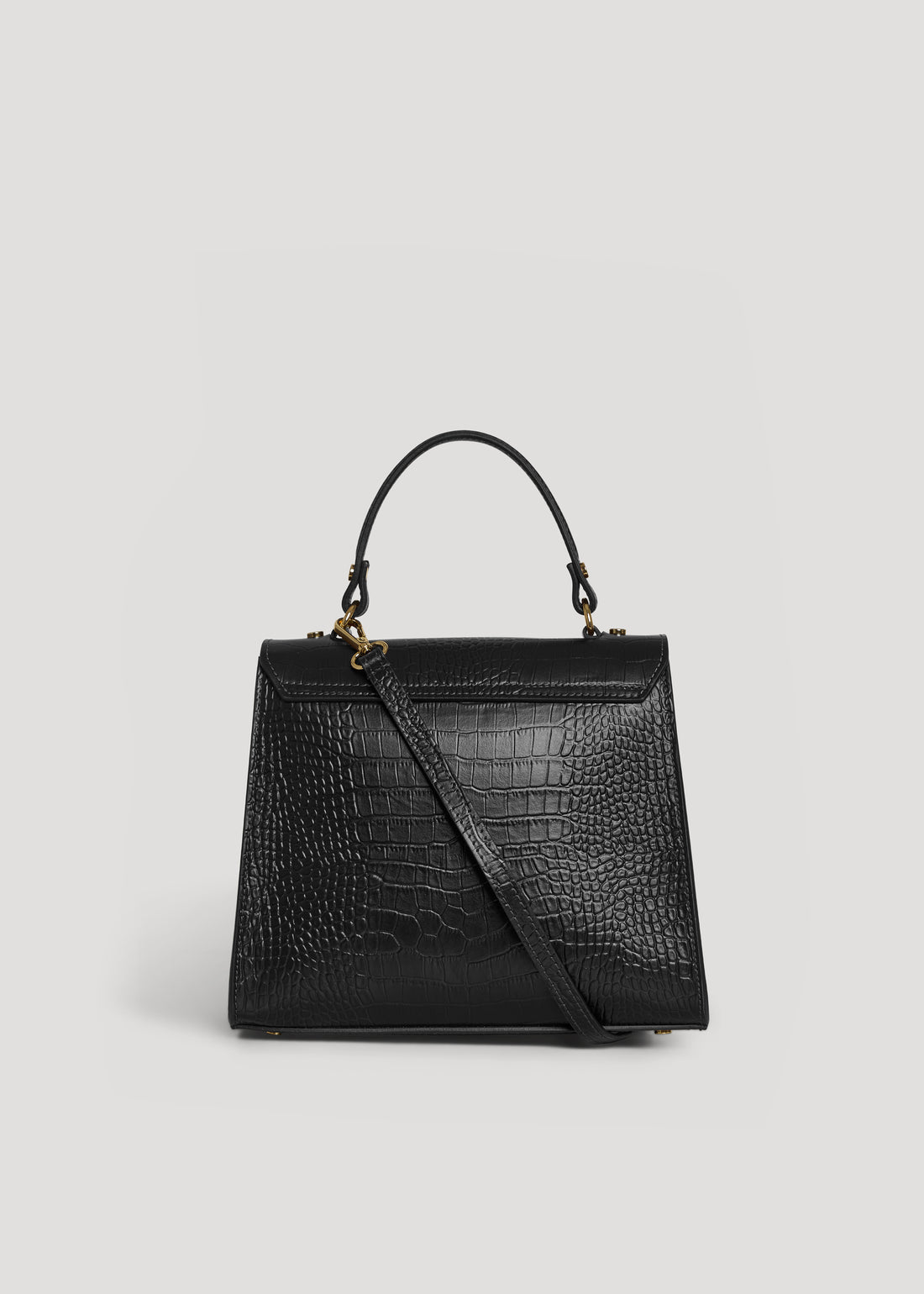 Borsa Zaira Limited Edition in Pelle Coco Nera
