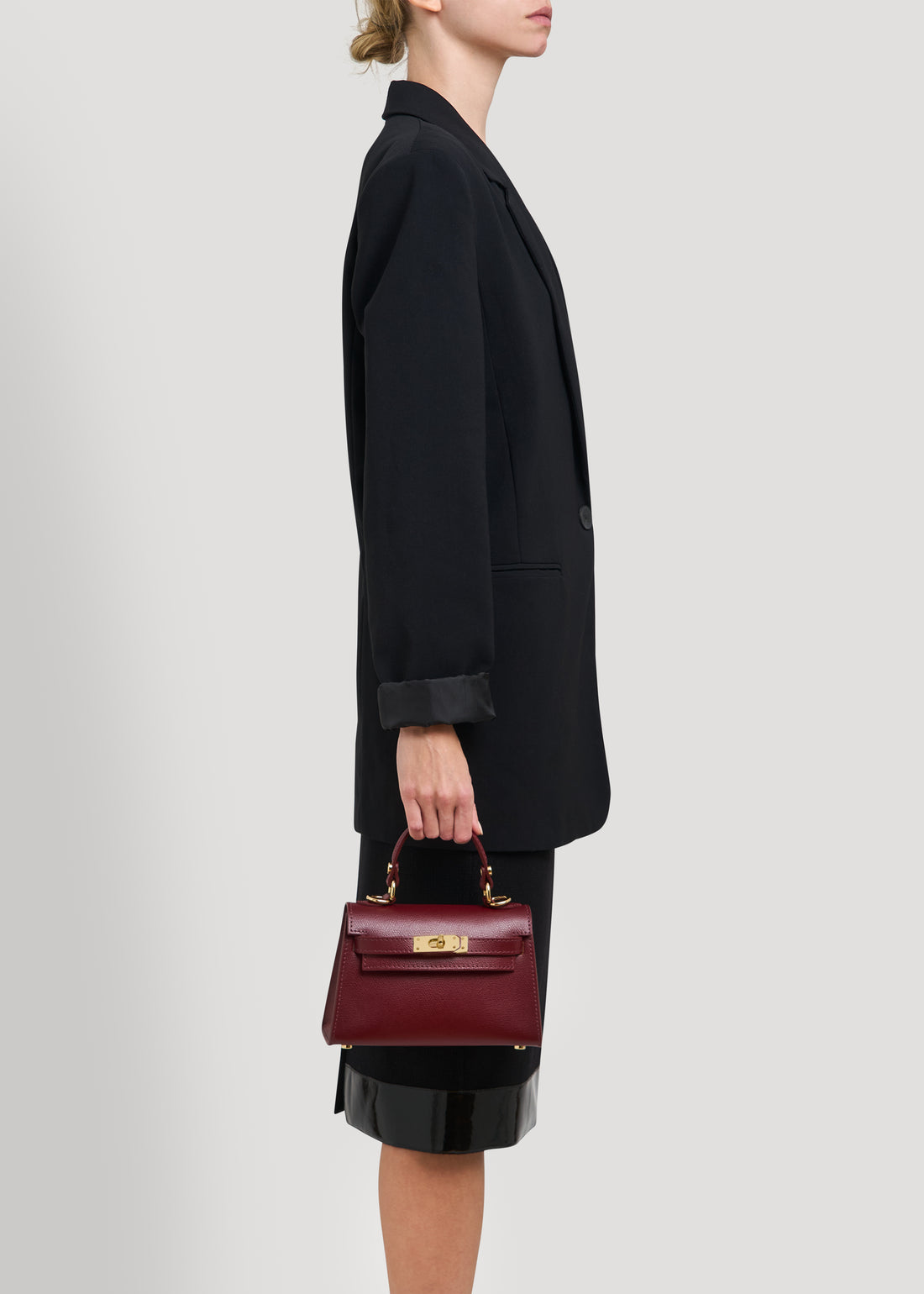 Borsa Victoria in pelle Epson Borgogna