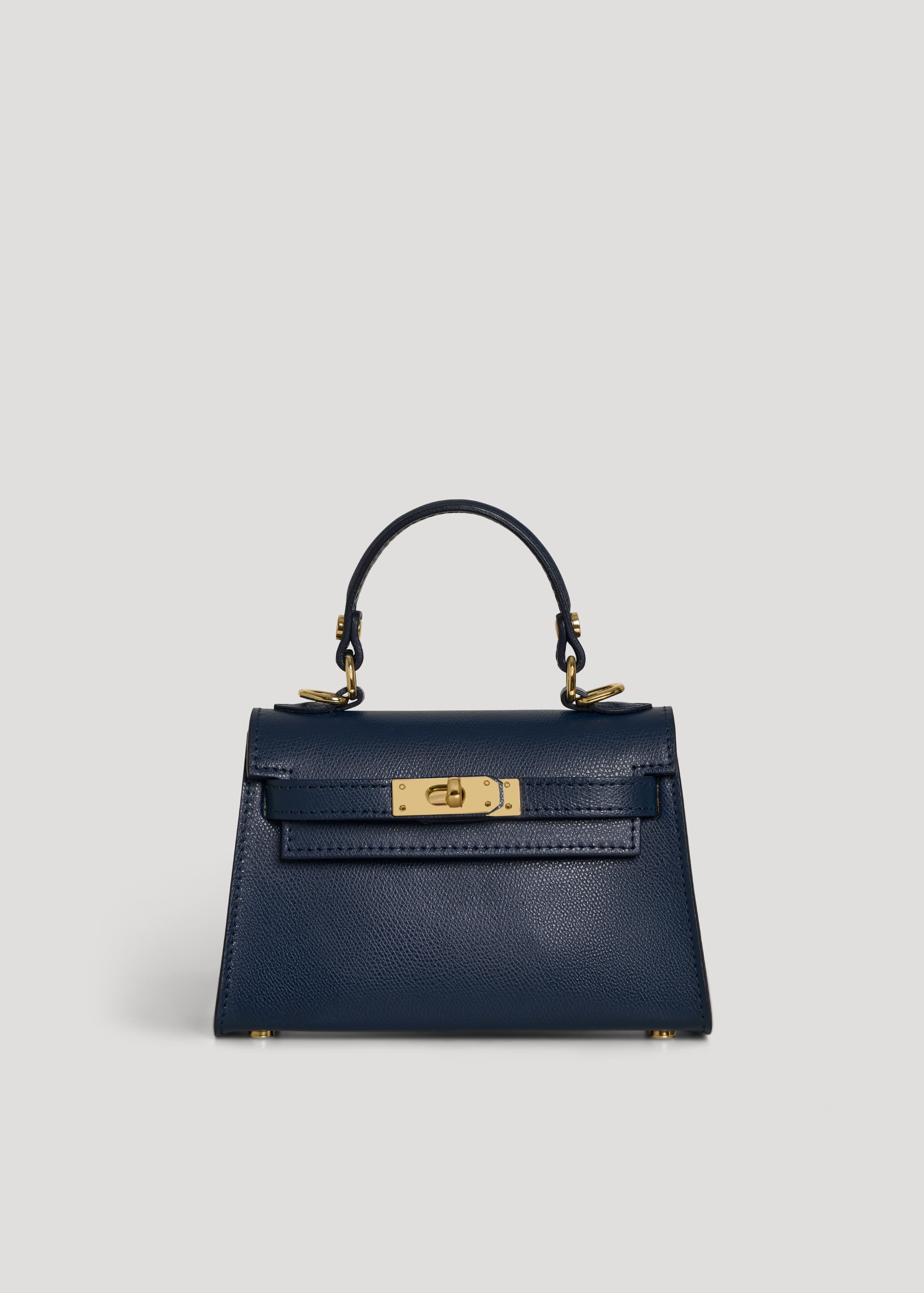 Borsa Victoria in pelle Epson Blu Navy - Voemièn