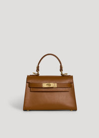 Freydis bag in Beige dollar leather