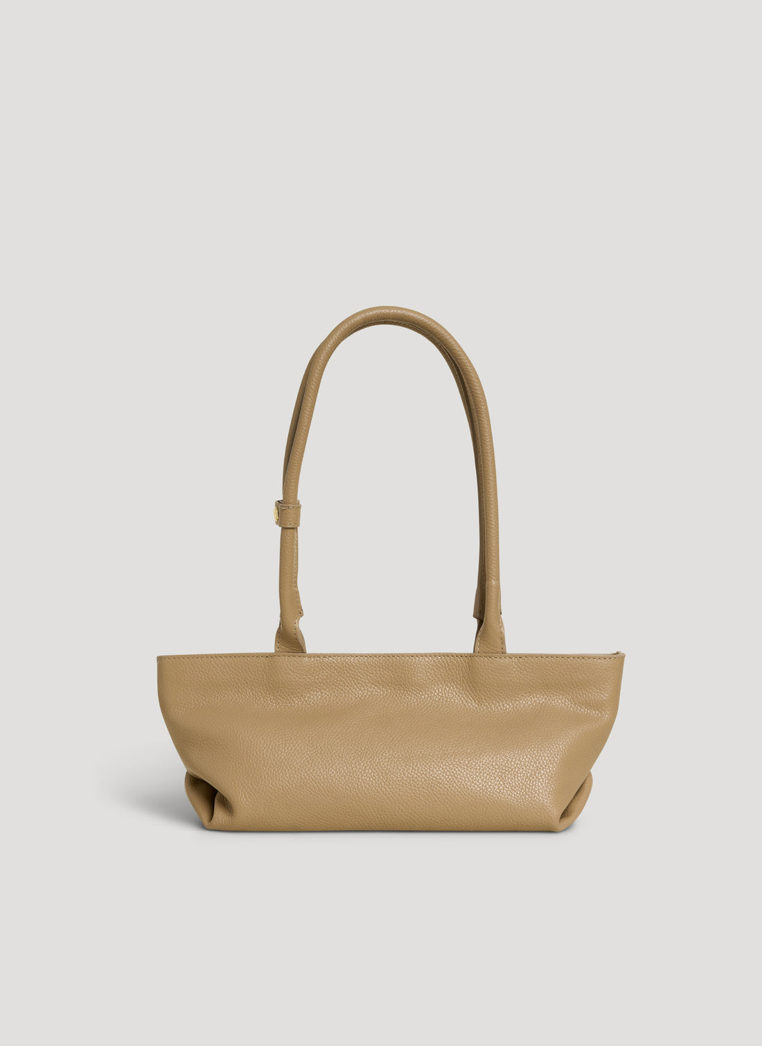 Borsa Lola in Pelle Togo Taupe Chiaro - Voemièn