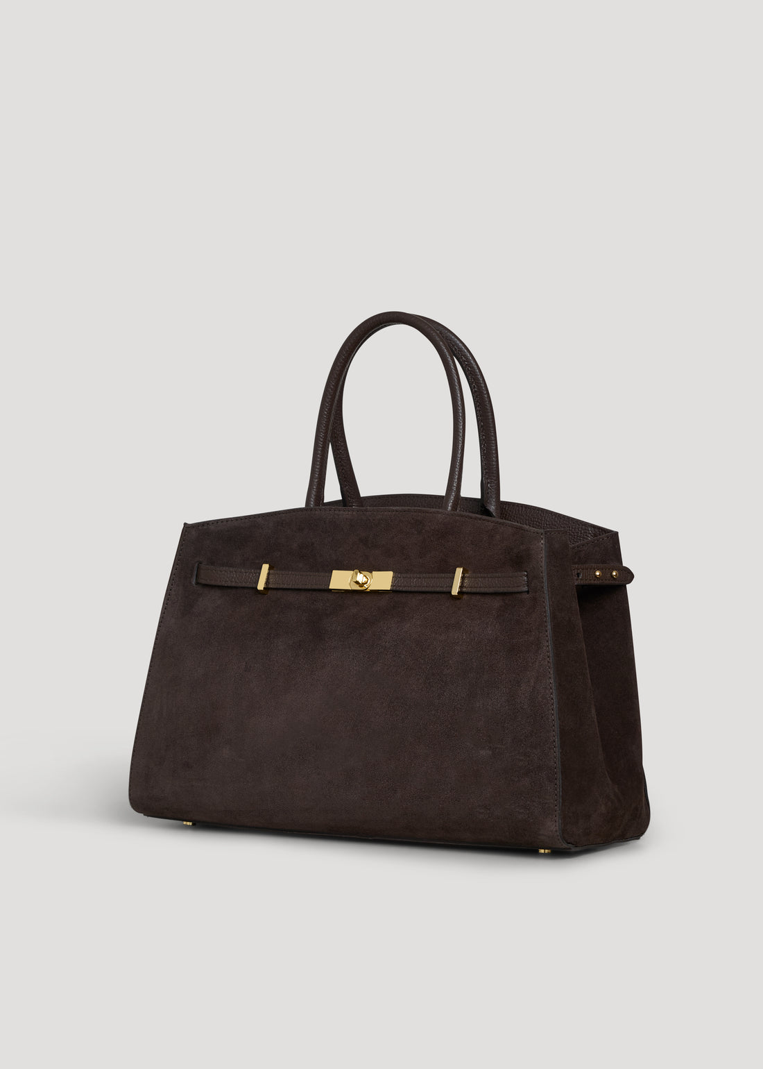 Set Driade Camoscio e pelle Testa di moro