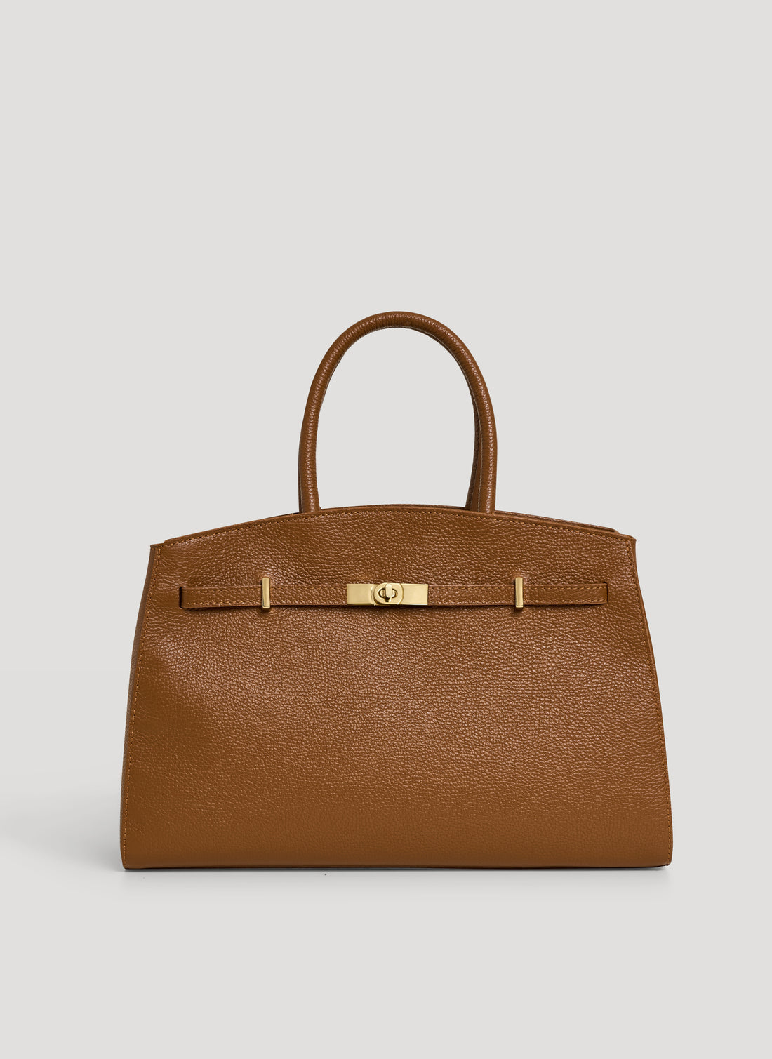 Borsa Driade in Pelle Dollaro Cuoio - Voemièn