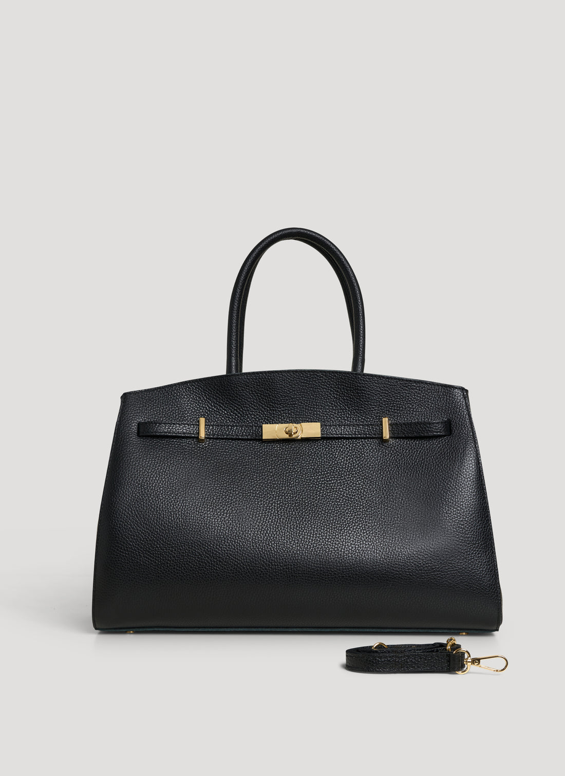 Borsa Driade in Pelle Dollaro Nera - Voemièn