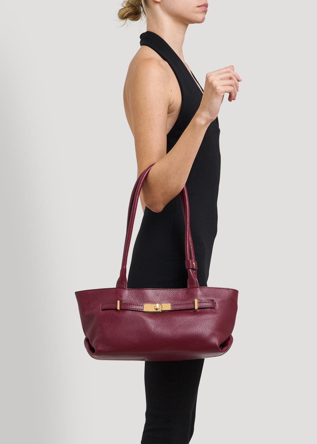 Bamboo Babe bag in Beige Dollar leather