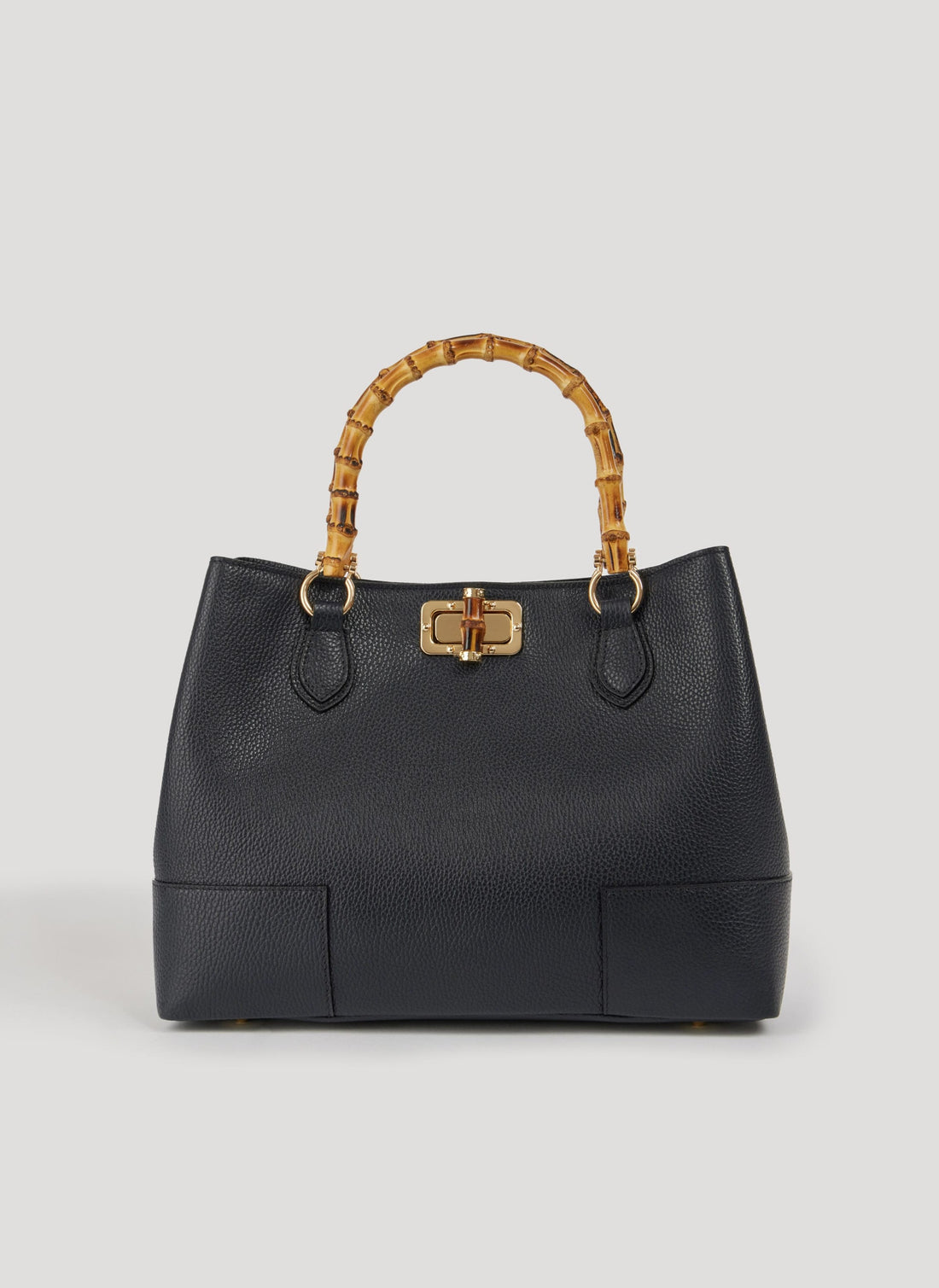 Borsa Bamboo Babe in pelle Dollaro Nera - Voemièn