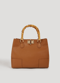 Bamboo Babe bag in Beige Dollar leather