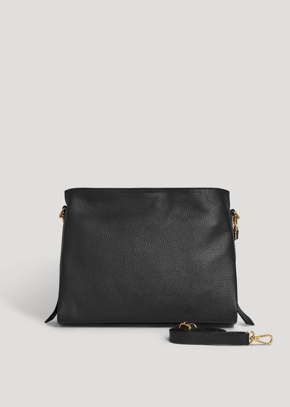 Borsa Braid in pelle Dollaro Nera - Voemièn