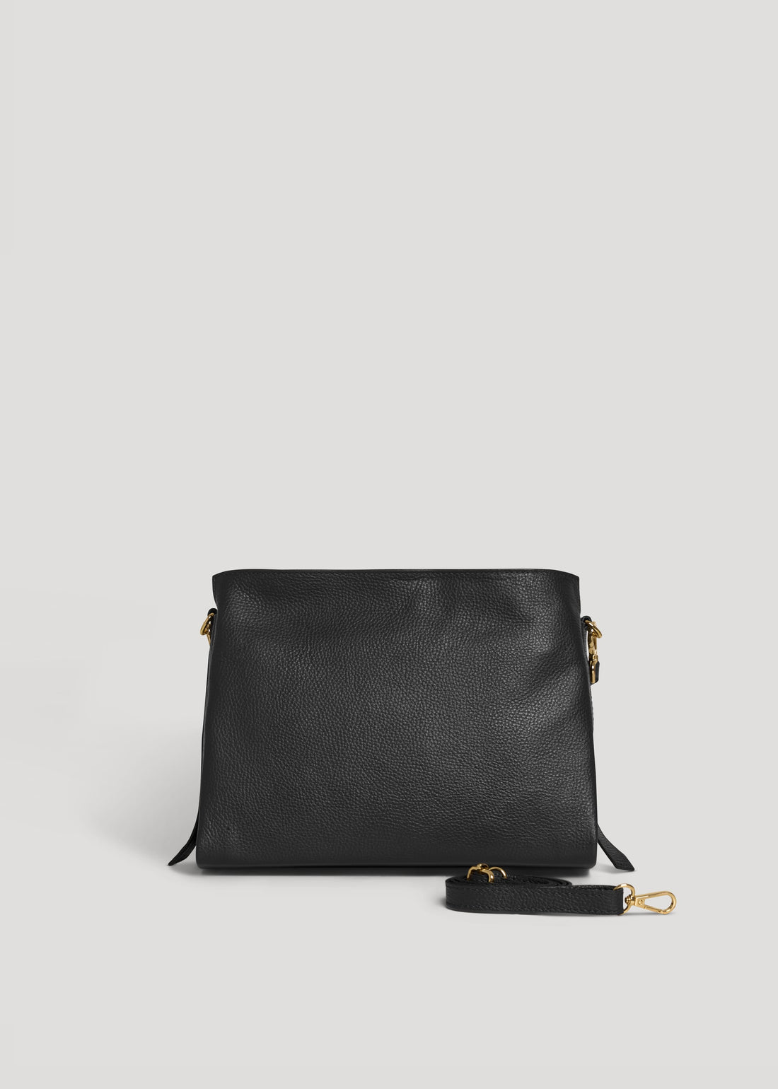 Borsa Braid Micro in pelle Dollaro Nera - Voemièn